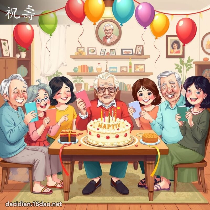 祝寿 - 国语大辞典配图