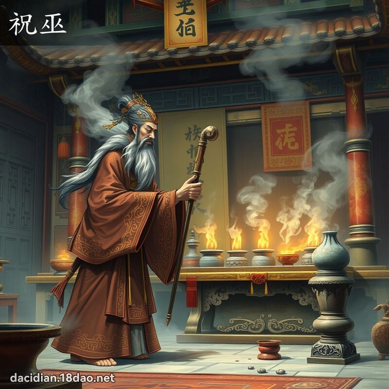 祝巫 - 國語大辭典配圖