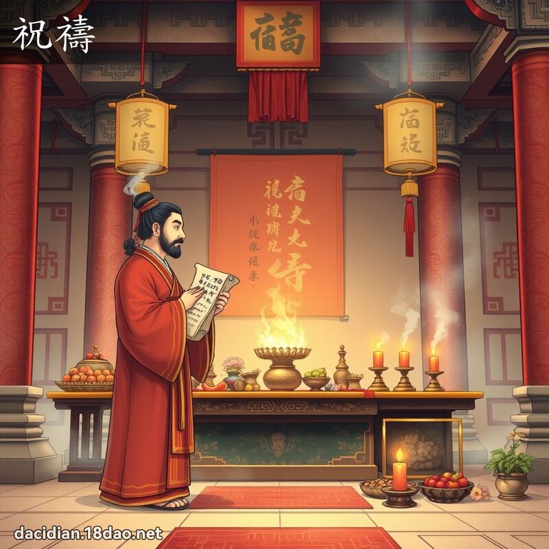祝祷 - 国语大辞典配图