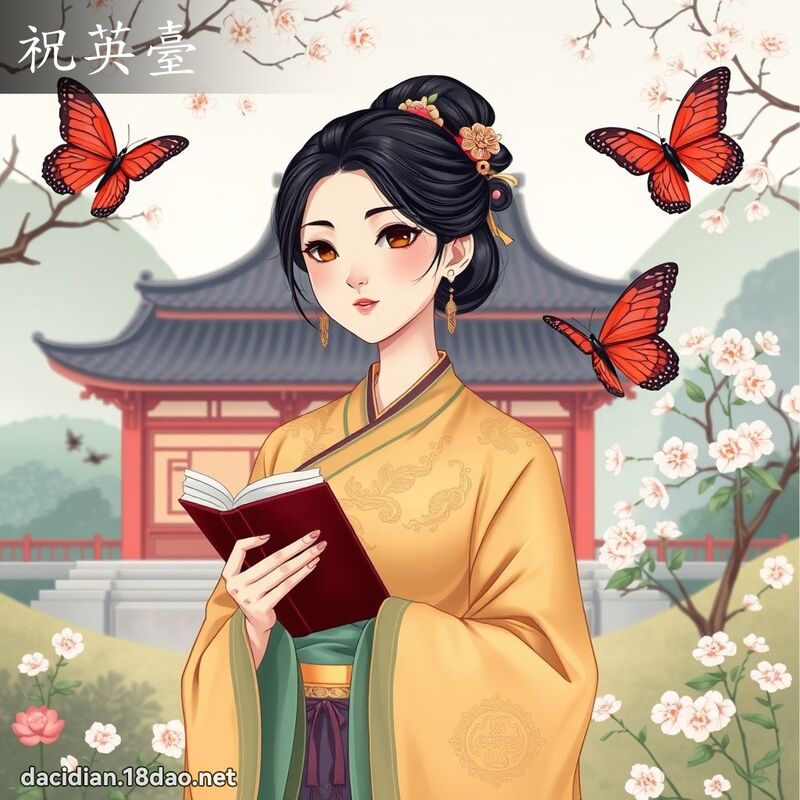 祝英臺 - 國語大辭典配圖