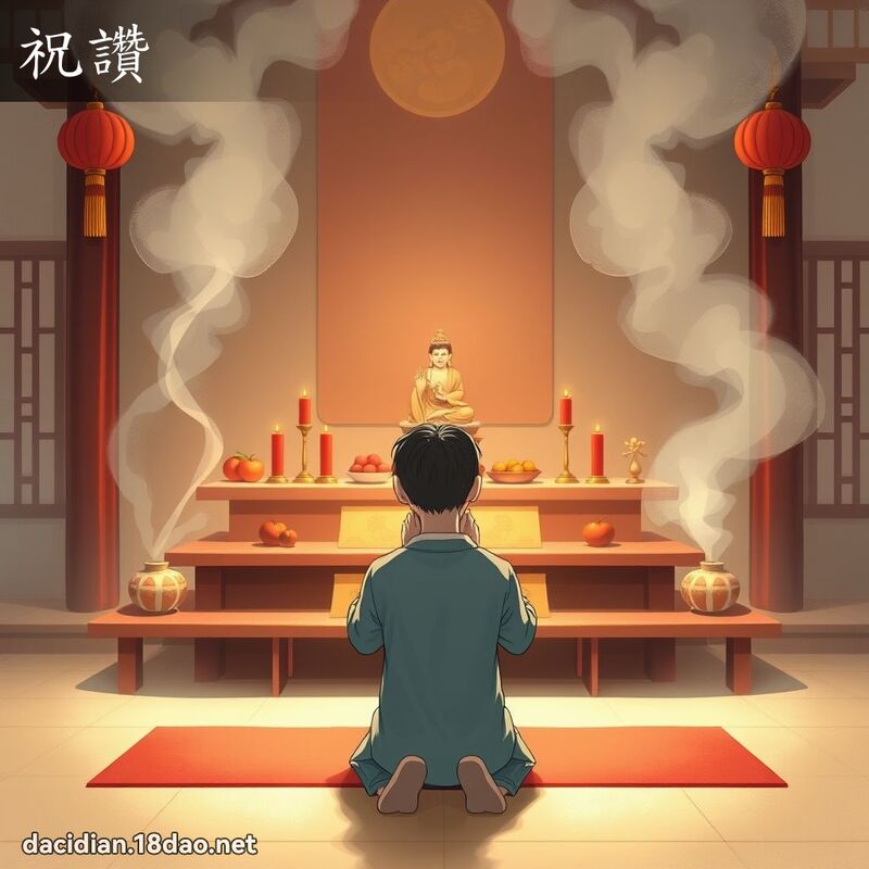 祝讚 - 國語大辭典配圖