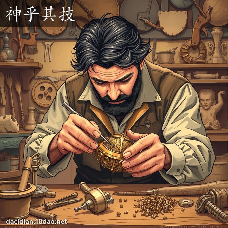 神乎其技 - 國語大辭典配圖