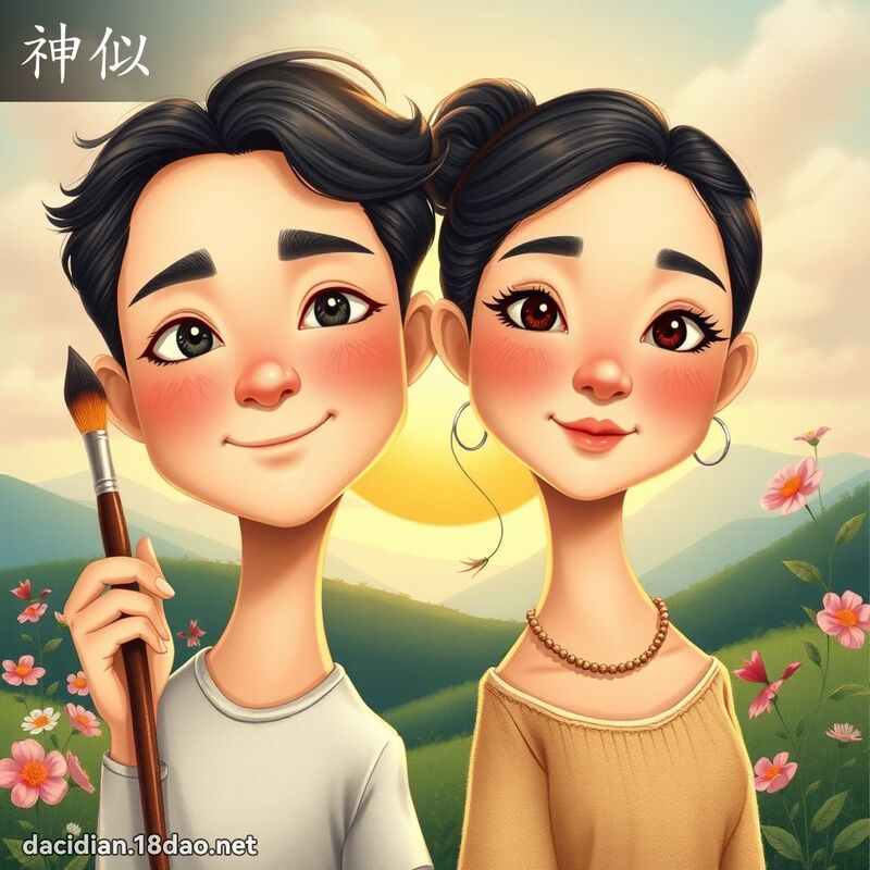 神似 - 国语大辞典配图