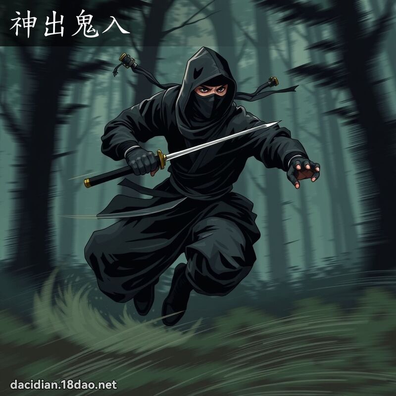 神出鬼入 - 國語大辭典配圖