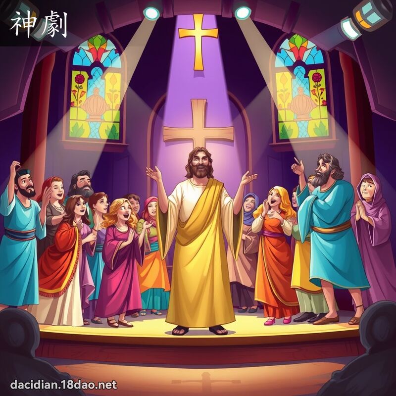神劇 - 國語大辭典配圖