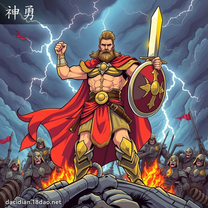 神勇 - 國語大辭典配圖