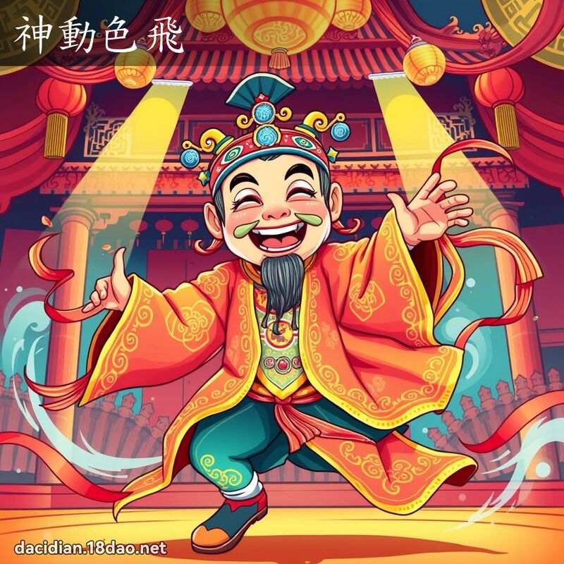 神动色飞 - 国语大辞典配图