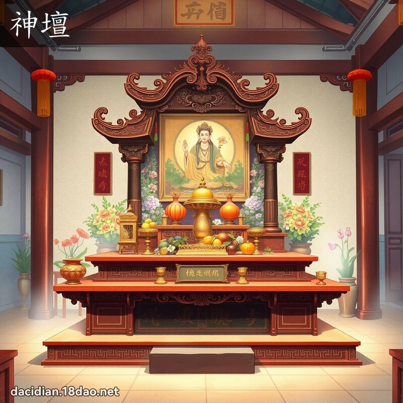 神壇 - 國語大辭典配圖