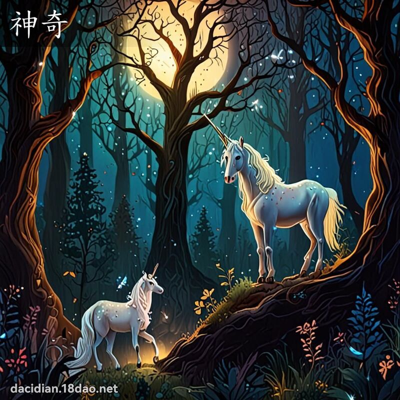 神奇 - 國語大辭典配圖
