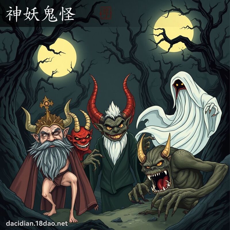 神妖鬼怪 - 國語大辭典配圖
