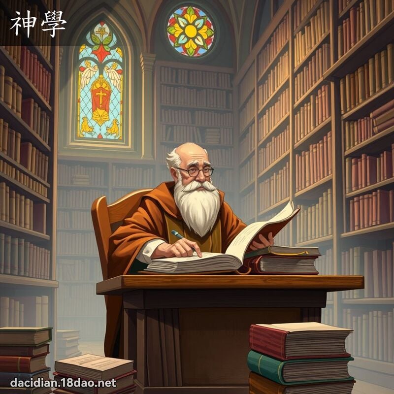 神學 - 國語大辭典配圖