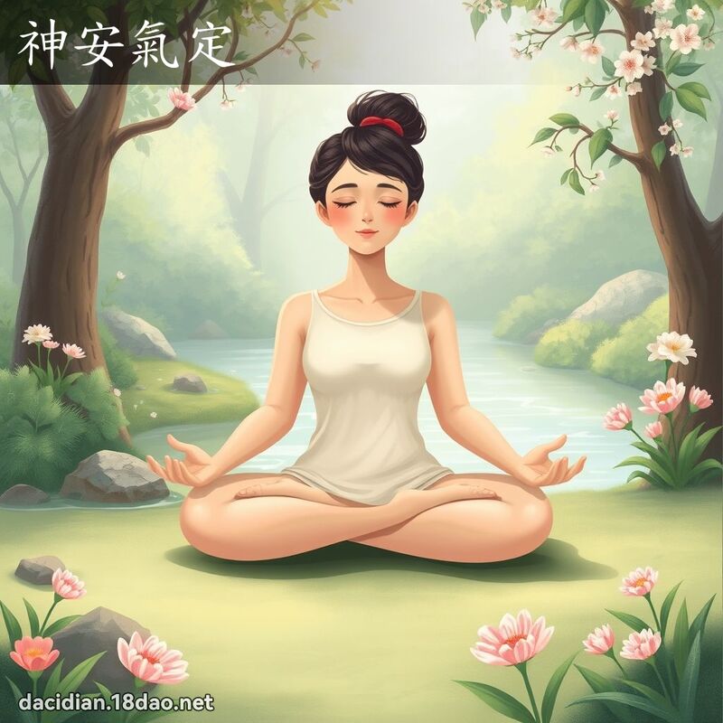 神安氣定 - 國語大辭典配圖