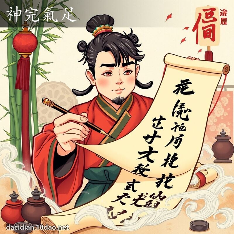 神完氣足 - 國語大辭典配圖