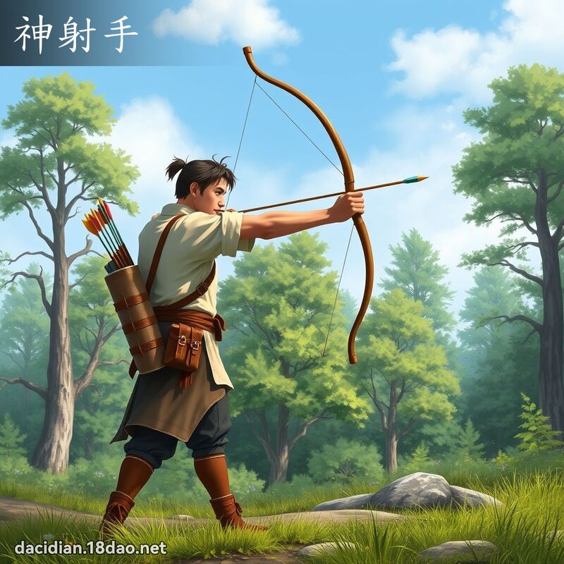 神射手 - 國語大辭典配圖