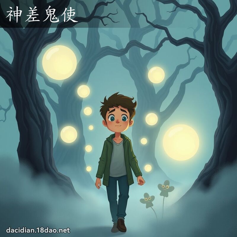 神差鬼使 - 国语大辞典配图