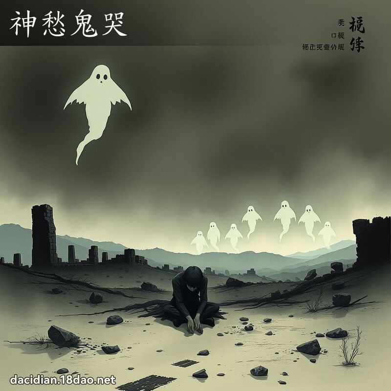 神愁鬼哭 - 国语大辞典配图