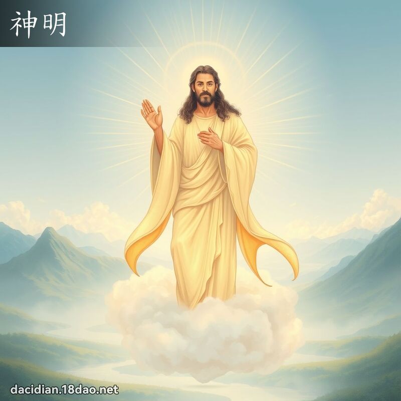 神明 - 国语大辞典配图
