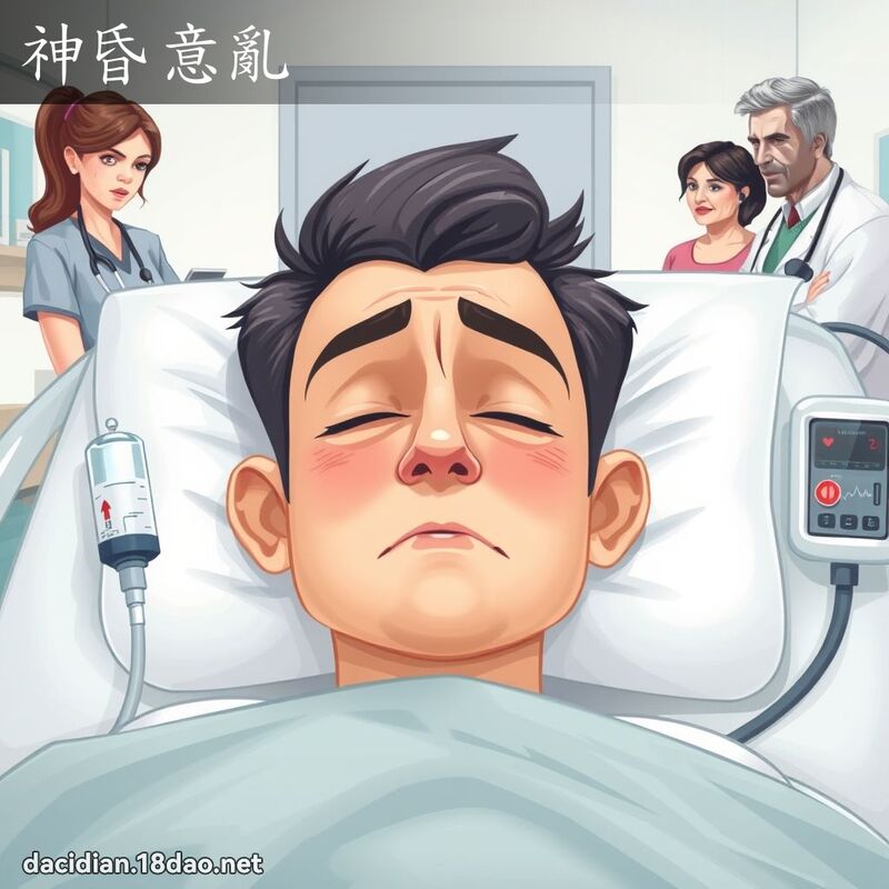 神昏意乱 - 国语大辞典配图