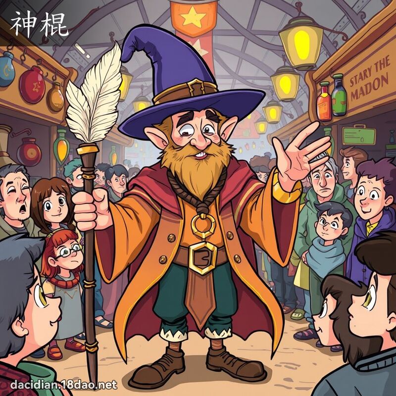神棍 - 國語大辭典配圖