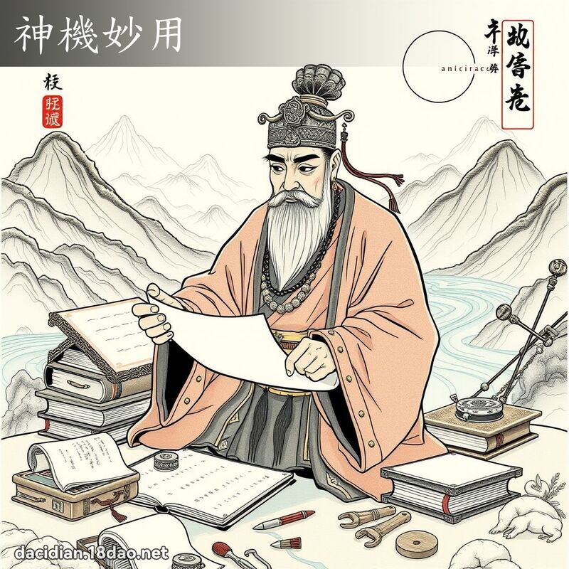 神機妙用 - 國語大辭典配圖