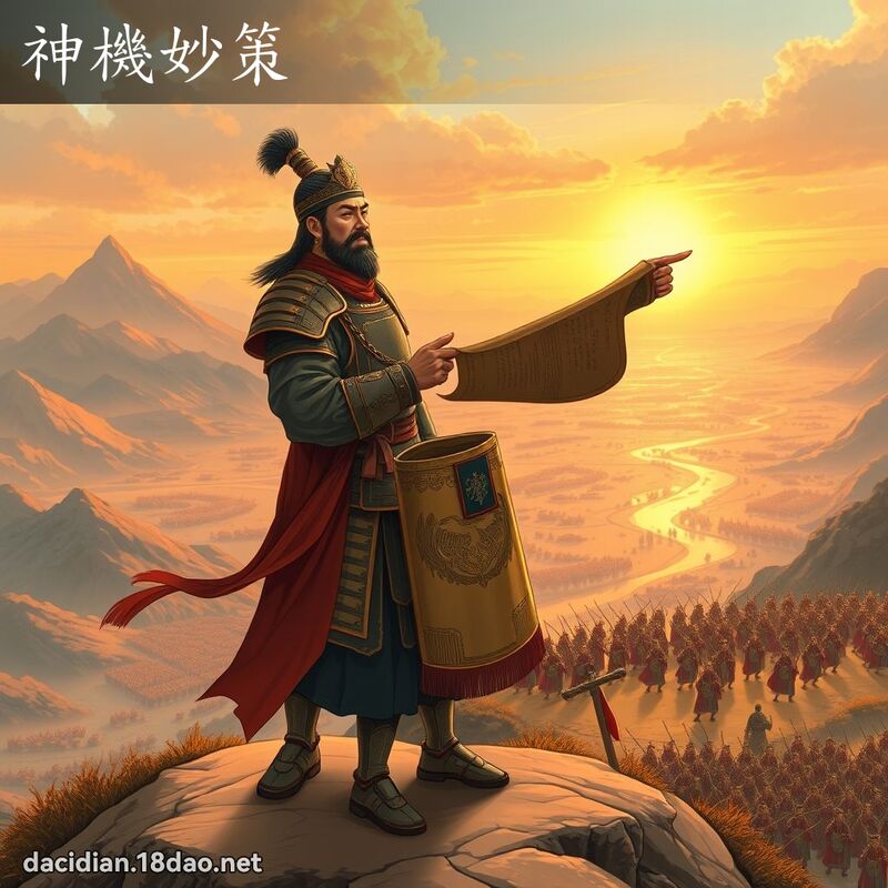神機妙策 - 國語大辭典配圖
