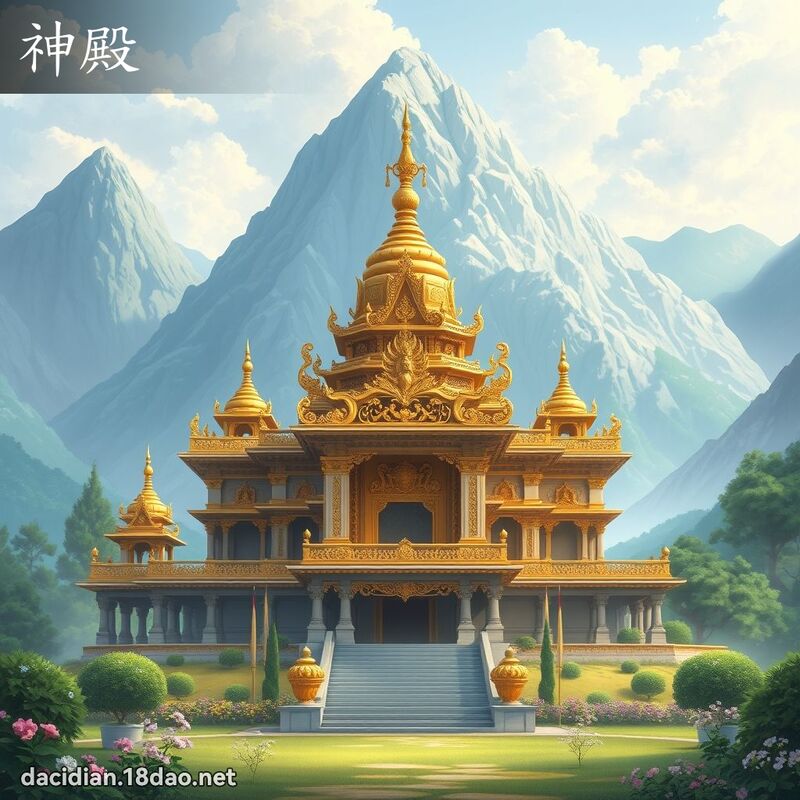 神殿 - 國語大辭典配圖