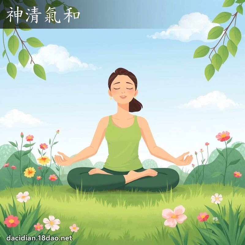 神清气和 - 国语大辞典配图