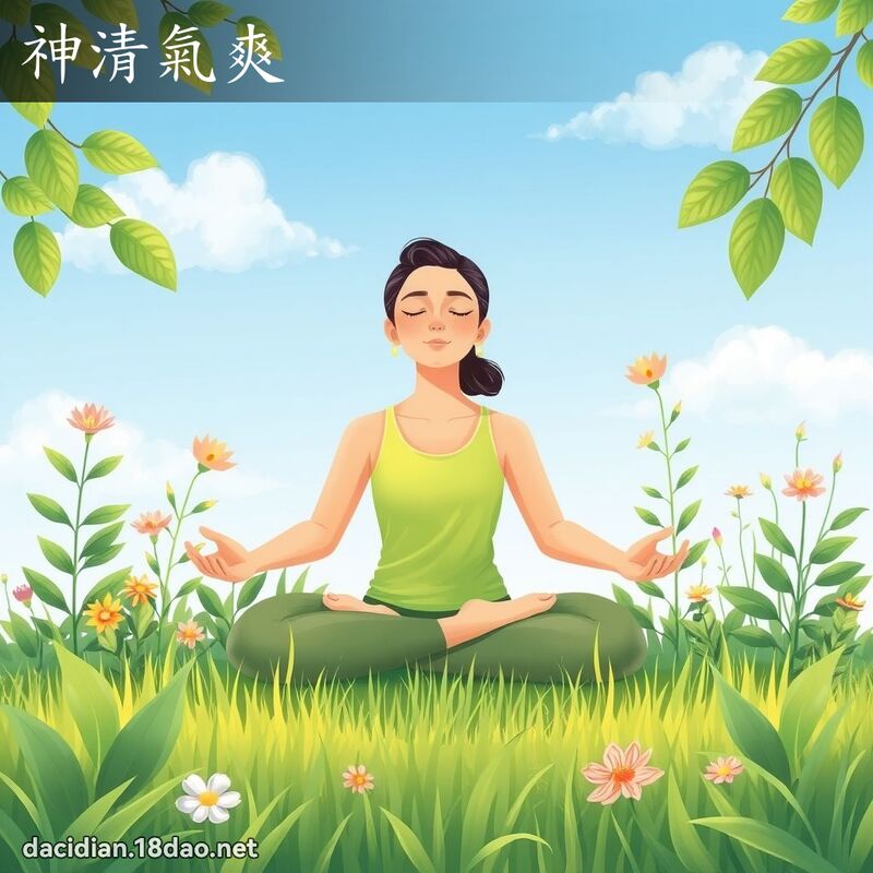 神清氣爽 - 國語大辭典配圖