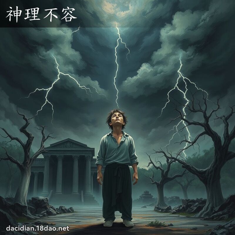 神理不容 - 國語大辭典配圖