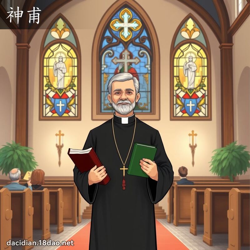 神甫 - 國語大辭典配圖