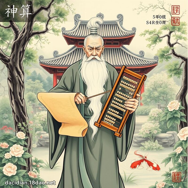 神算 - 國語大辭典配圖