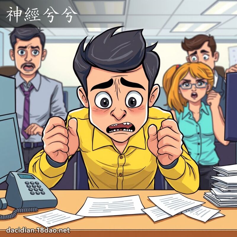 神经兮兮 - 国语大辞典配图