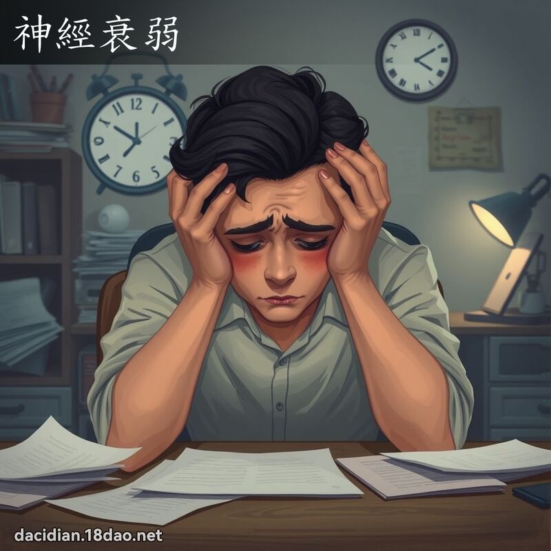 神经衰弱 - 国语大辞典配图