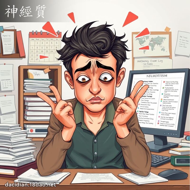 神經質 - 國語大辭典配圖