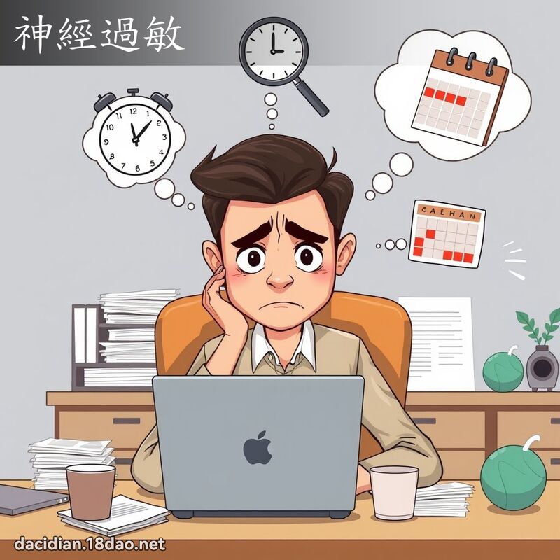 神經過敏 - 國語大辭典配圖