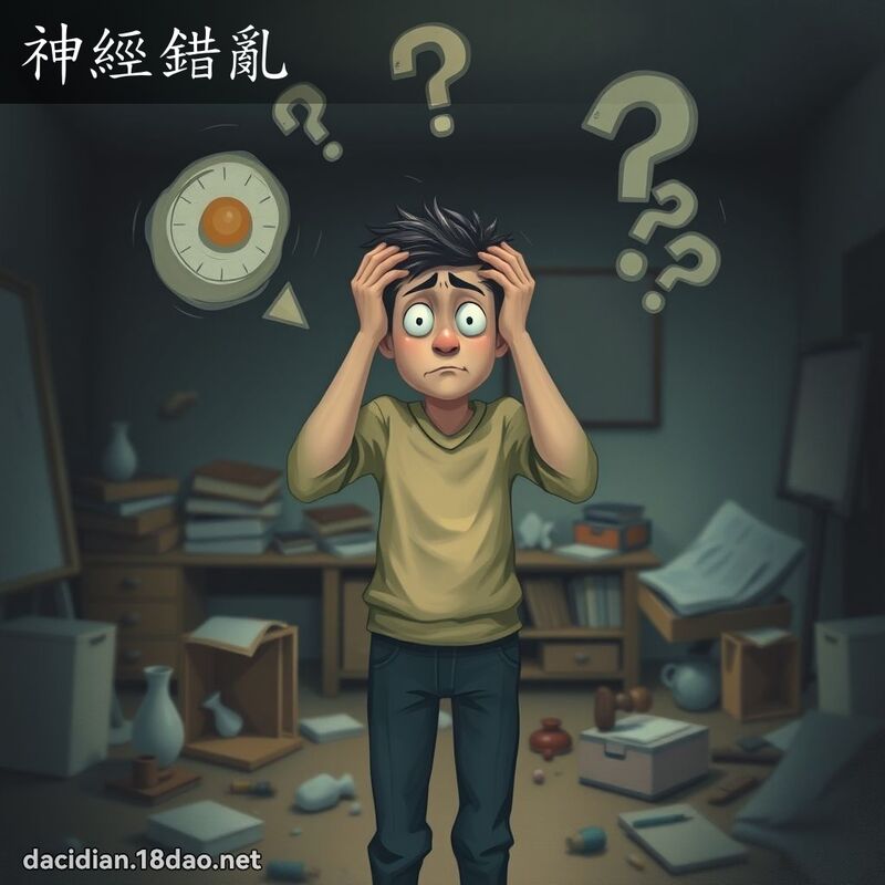 神經錯亂 - 國語大辭典配圖