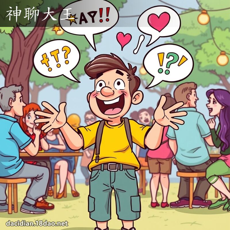 神聊大王 - 國語大辭典配圖