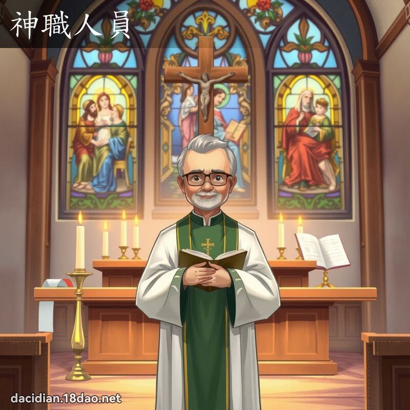 神职人员 - 国语大辞典配图