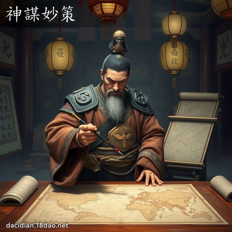 神謀妙策 - 國語大辭典配圖