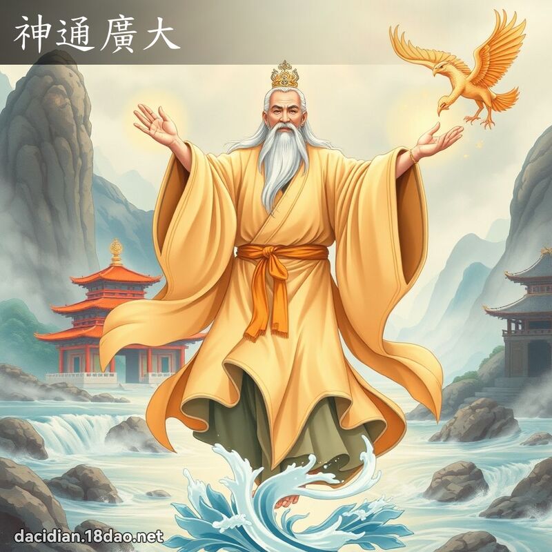 神通廣大 - 國語大辭典配圖