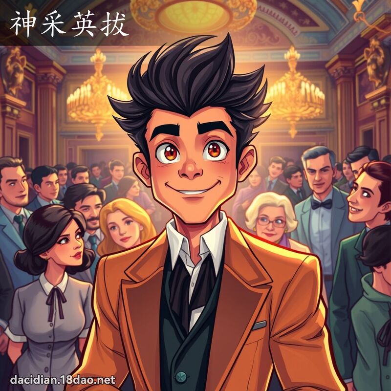 神采英拔 - 國語大辭典配圖