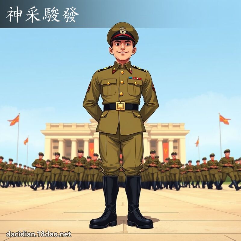 神采駿發 - 國語大辭典配圖