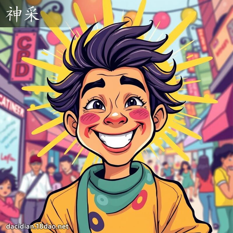 神采 - 國語大辭典配圖