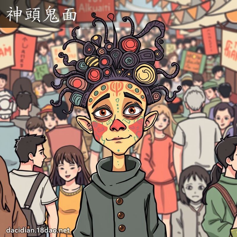 神头鬼面 - 国语大辞典配图