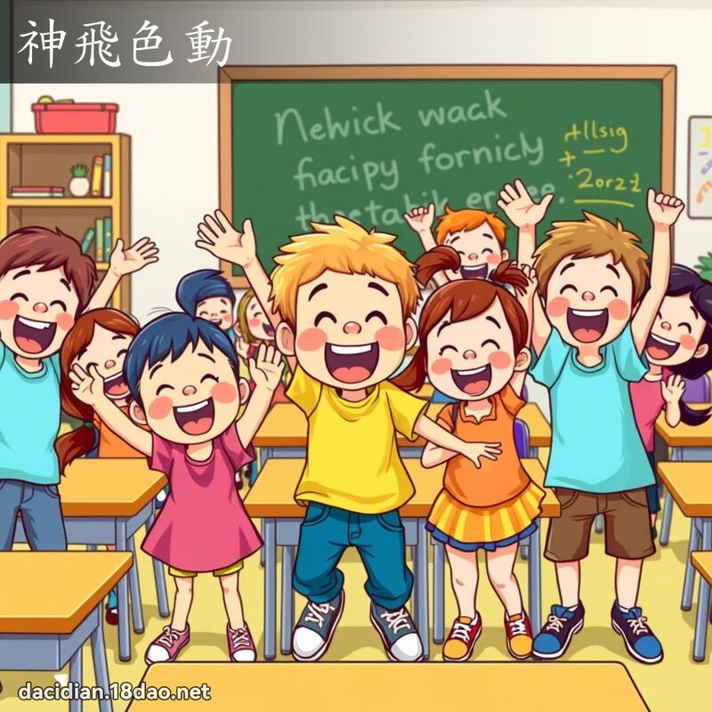 神飞色动 - 国语大辞典配图