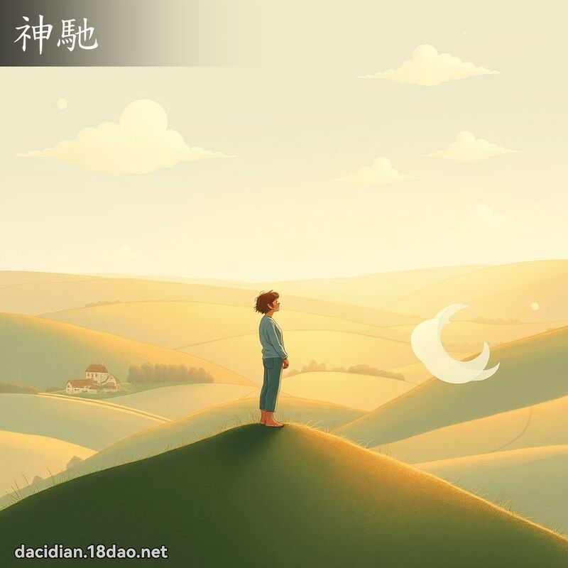 神馳 - 國語大辭典配圖
