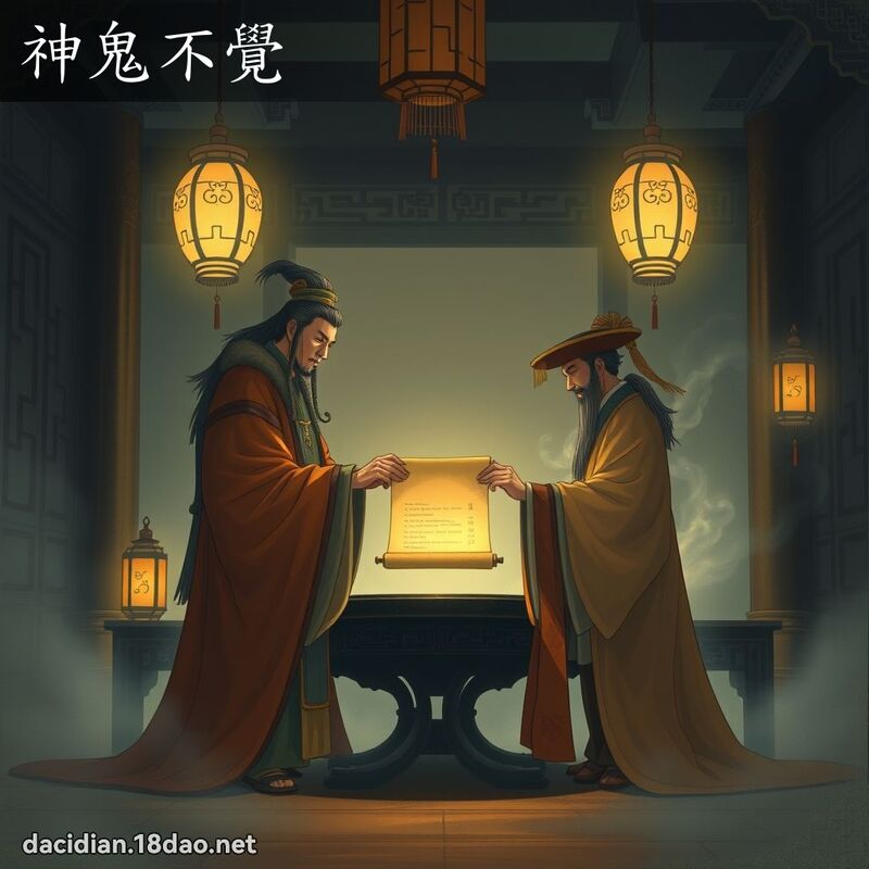 神鬼不覺 - 國語大辭典配圖