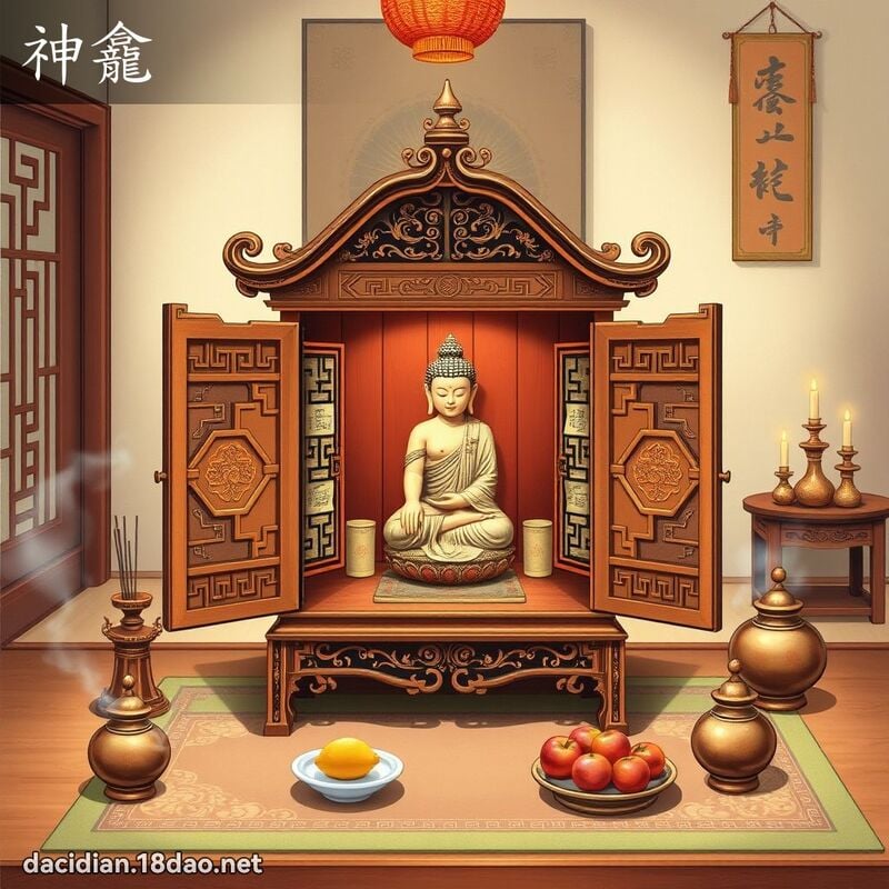 神龕 - 國語大辭典配圖