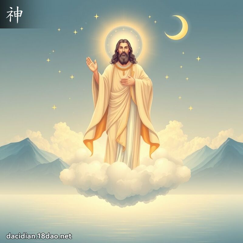 神 - 國語大辭典配圖