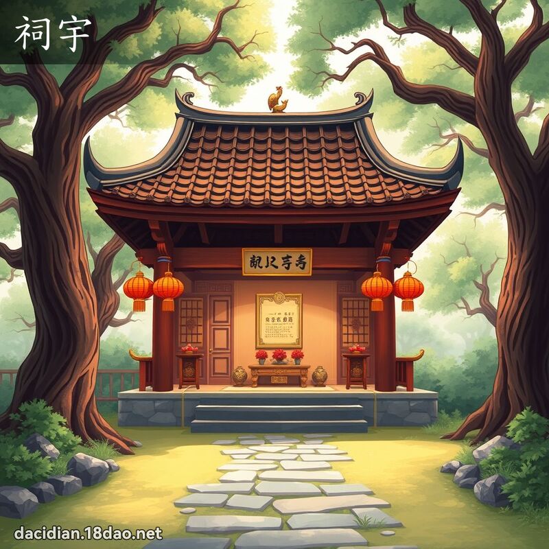 祠宇 - 國語大辭典配圖